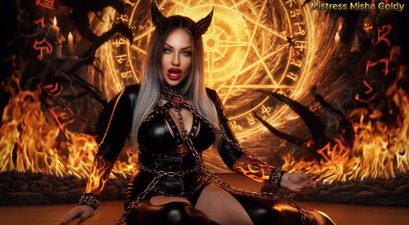 Goddess Misha Goldy: Le mie parole ti scaveranno l'inferno dalla mente