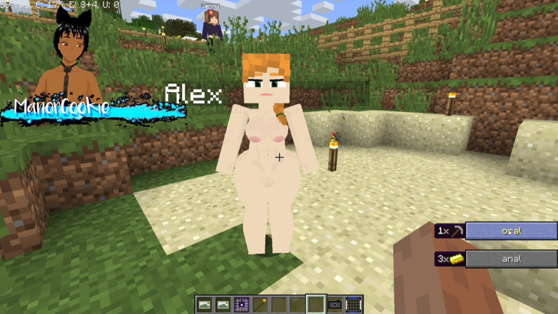 Manor Cookie: Minecraft Jenny Mod Fapcraft její Alex, svalnatá macecha a její...