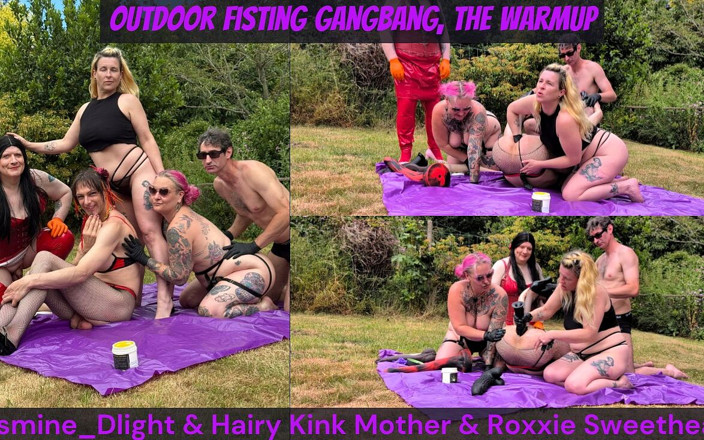 Jasmine Dlight - UK's most extreme anal porn star: Jasmine Dlight e matrigna perdenti pelose &amp; roxxie sweetheart - fisting all'aperto...