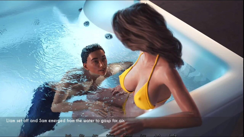 Johannes Gaming: AWAM #53 Sam i badtunna med Sophia
