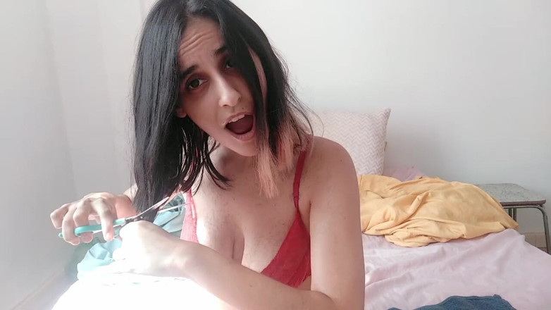 Ms Candy Bunny: Cutting My Hair Roleplay