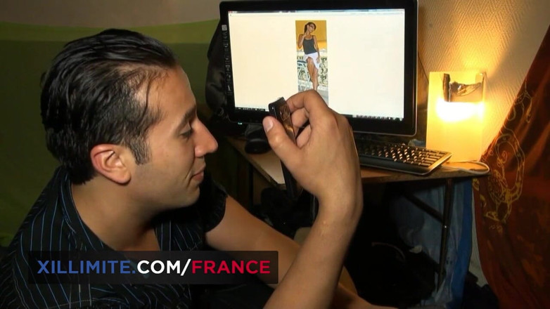 Made In France: Morena caliente le gusta compartir sus fantasías con 2 hombres