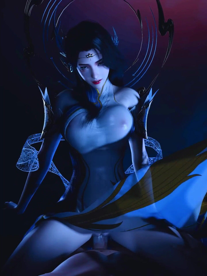 X Hentai: Göttin des Pixel-Realms: Kurven unchained - 3D Animation Hentai