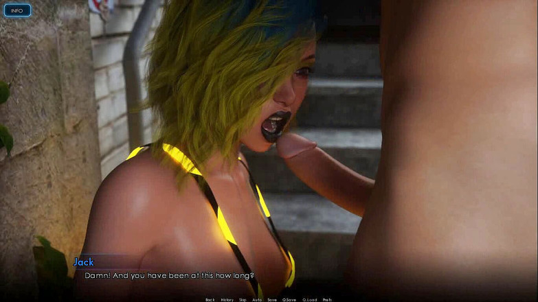Dirty GamesXxX: Ville de rêveurs brisés : sexe ouvert, fessée et éjaculation faciale, épisode 2