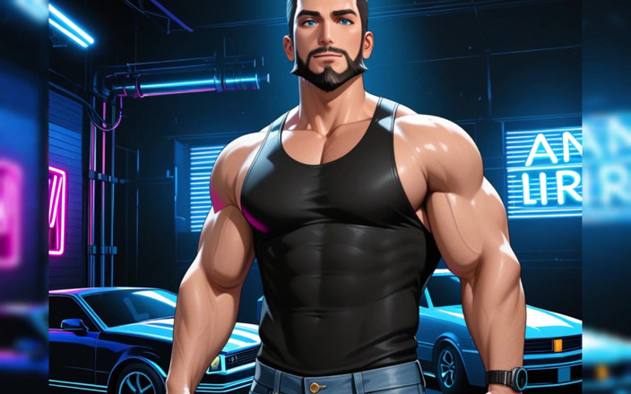 Erotic Man: Des hommes musclées sexy - porno ai