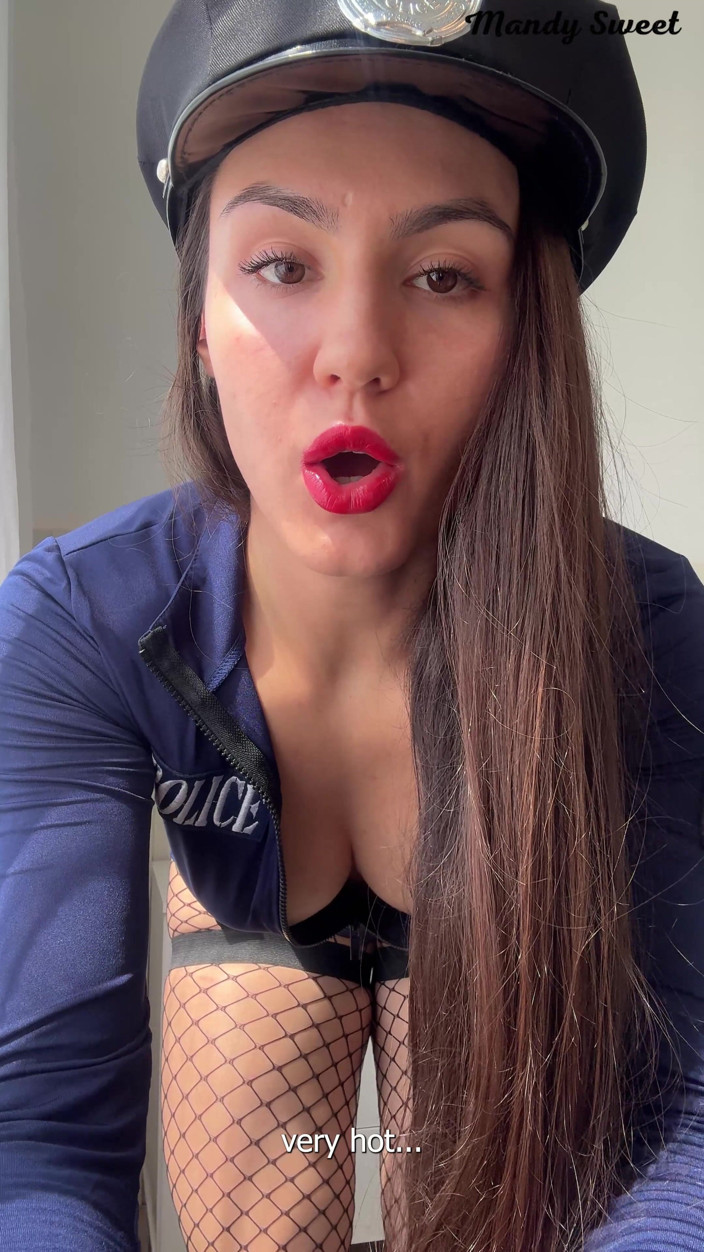 Mandy Sweet studio: 31 talimatı!! Yaramaz polis memuru sana çok patronlık yapıyor!! Bana itaat...