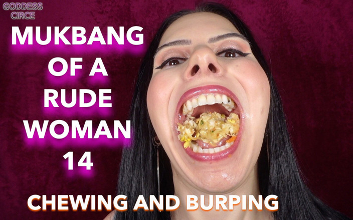 Goddess Circe: Mukbang 14 - mengunyah dan bersendawa