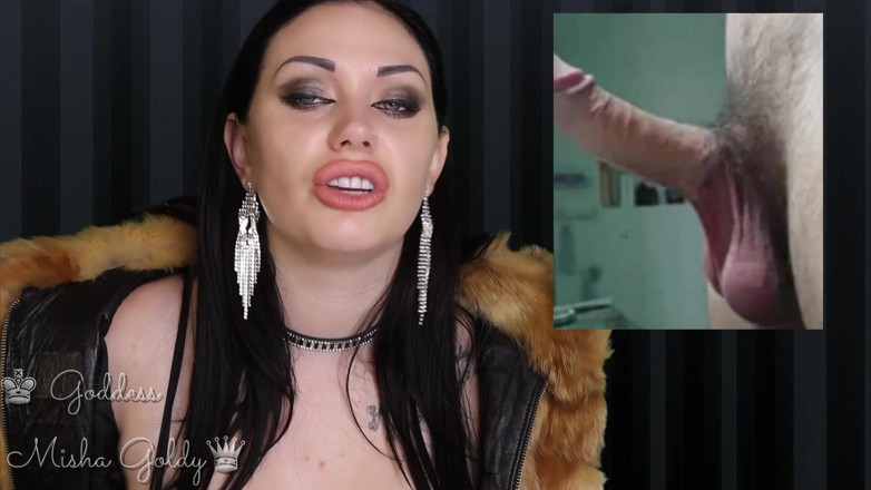 Goddess Misha Goldy: Tu veux qu'on te presse pour sucer une bite pour...