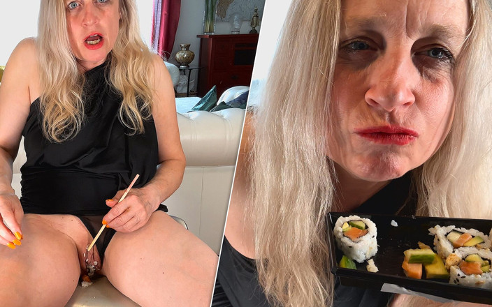 Prolapse Queen: Super plaisir en sushi avec des plans de prolapsus torrides
