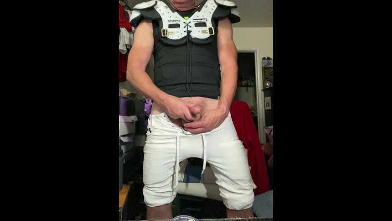 JockDad87: Geile Dilf Jockdad87 trekt zich weer af in zijn voetbaluitrusting
