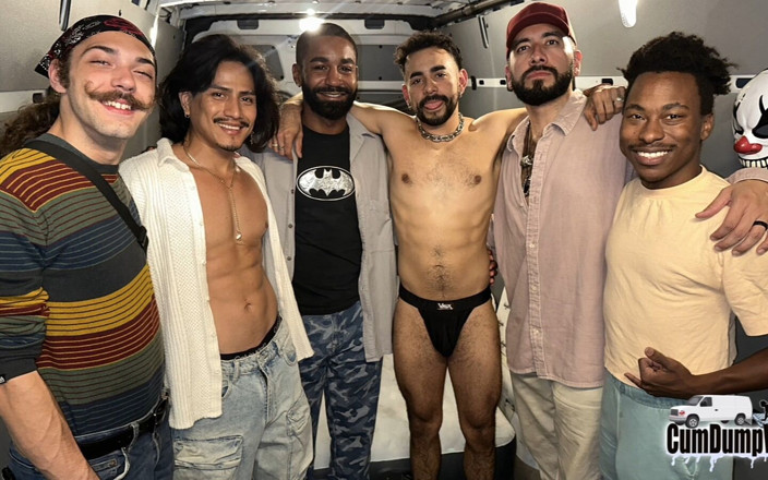 Cum Dump Van: Joven Twink DP Cargas Crudas Volcado Van Gang Bang Doble...
