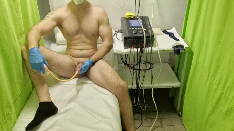 Armagedonxxl: Zum ersten mal Elektro auf Penis Stimulation und masturbation mit...
