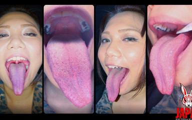 Japan Fetish Fusion: Lưỡi dài tột đỉnh, những nụ hôn ảo với nữ hoàng, Reina...