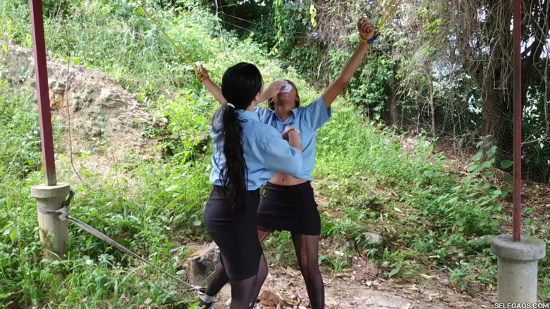 Selfgags Latina Bondage: Maria and the Evil Teen Bully!