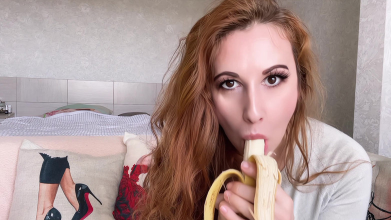 Holy_Red: Sexy Svádění Banánový Jazyk
