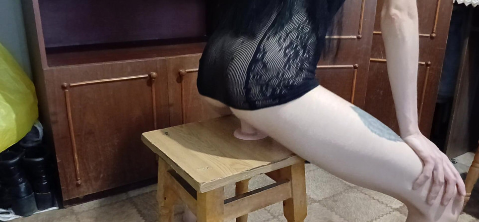 Lesbian-candys: I Fuck Hard with a Dildo and Cum Intensely