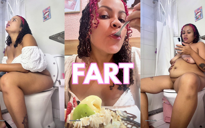 Cutiepiie Chubby: Gassy gordinha menina peidando depois de comer sorvete e milkshake...