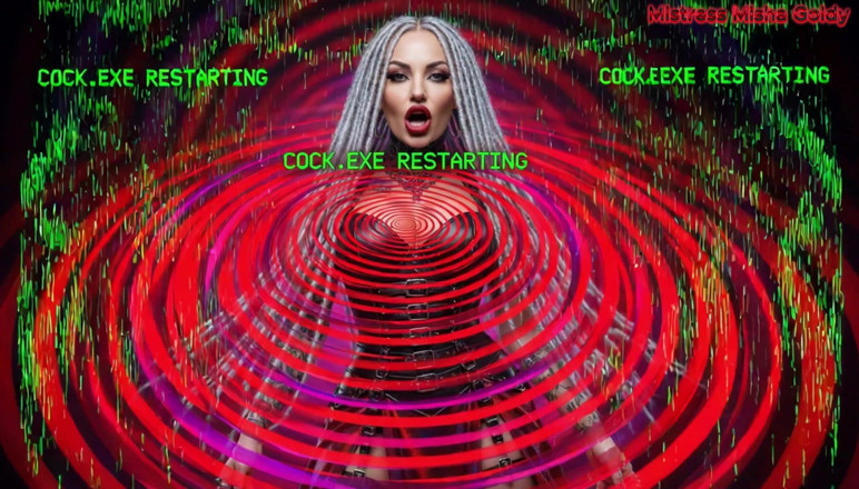 Goddess Misha Goldy: Pênis Blackbox: Hackeado remotamente e de minha propriedade.