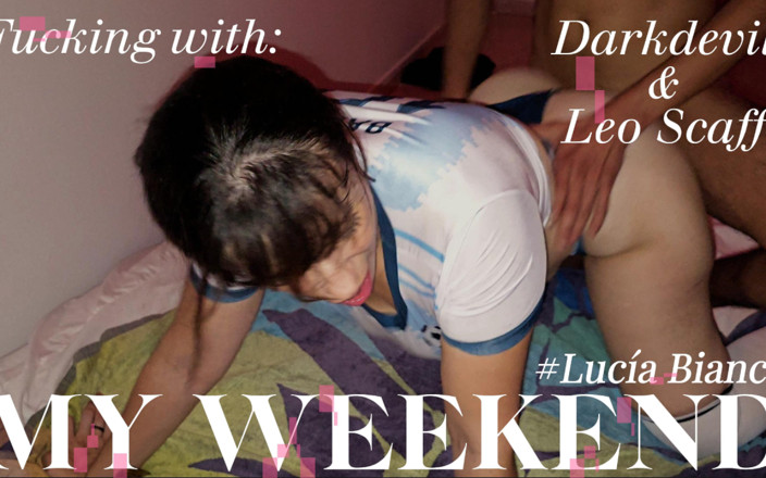 Spanish pornstar Lucia Bianco: Seks threesome akhir pekan bareng darkdevil &amp; leo scaff