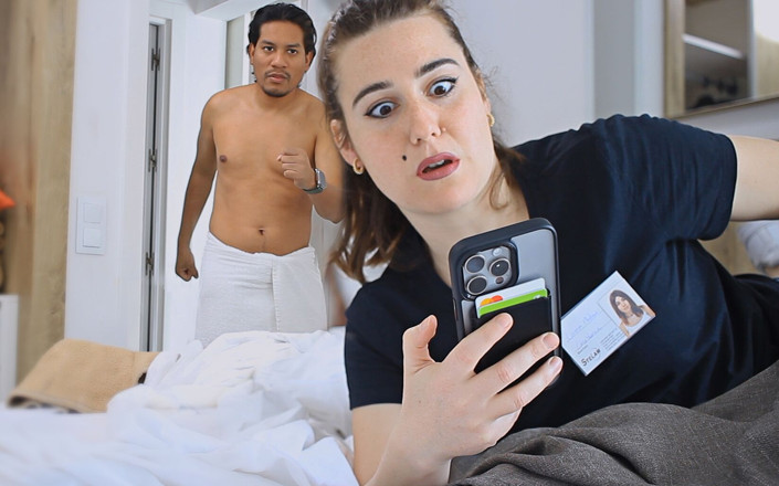 CaribbbeanBoy: Latino-junge druckt zimmermädchen, wegen des versuch, sein Handy zu stehlen.