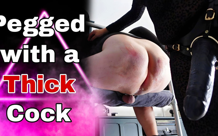 Training Zero: Pegged med en tjock kuk femdom pegging anal