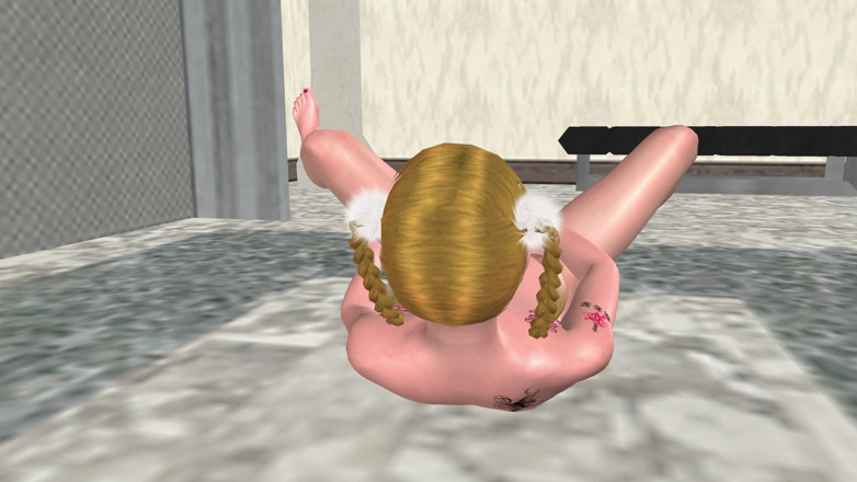 RenderLust: Awek blonde comel menjolok pepek &amp; melancap dengan kartun timun hentai 3d