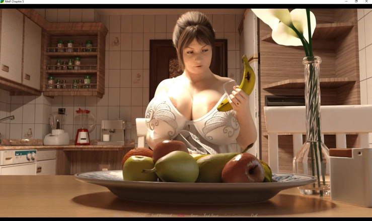 Erotic Krisso: 섹스하고 싶어하는 Metf 갈색 머리 유부녀