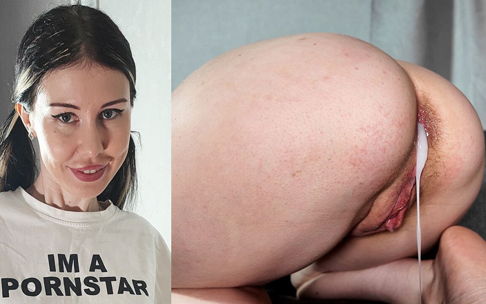 CumRotic: Ragazza magra piena di sperma caldo