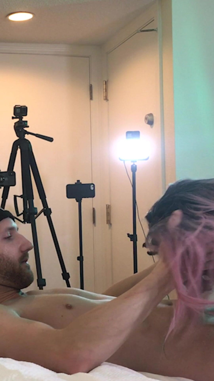 Jake Grand the man: Goth Sissy Jade Madison Deepthroating Dick - Kompilace 6