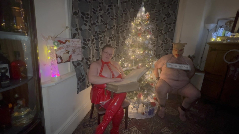 Aaexperiencesltd: Bà Kinkmas Christmas Story với Piggy của Satana.
