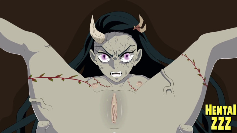 Hentai ZZZ: Zabiják démonů | Nezuko Démon form deep anál (hentai)