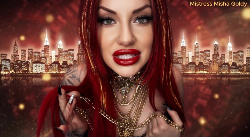 Goddess Misha Goldy: 感受我的牵引绳拉扯你的