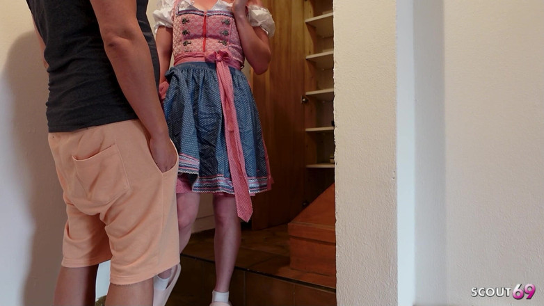 Scout69: La ragazza bavarese tedesca in Dirndl seduce il marito della...