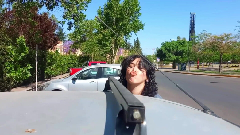 Lady Roma: Challenge- Masturbating a Stranger in Public Park