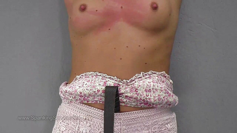 Spanking Server: Quất vú Cora inked