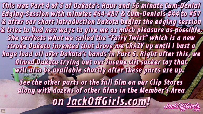 JackOffGirls: 19 yaşında. Dakota ilk kez azdırma seansı yarağı azdırıyor ve...