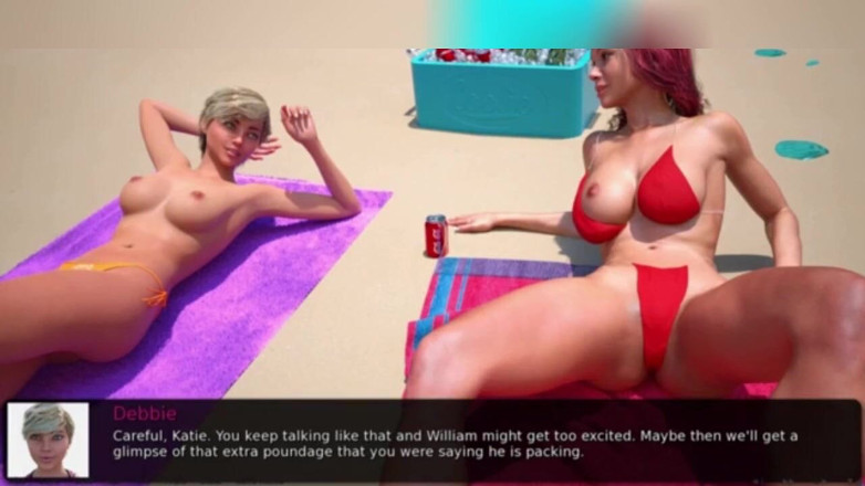 3DXXXTEEN2 Cartoon: Chiavata in spiaggia. Sesso cartone porno 3D