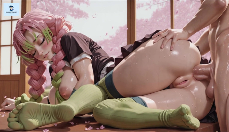 Animatedfeet: Mitsuri Kanroji Demon Slayer Anale Voeten Kousen