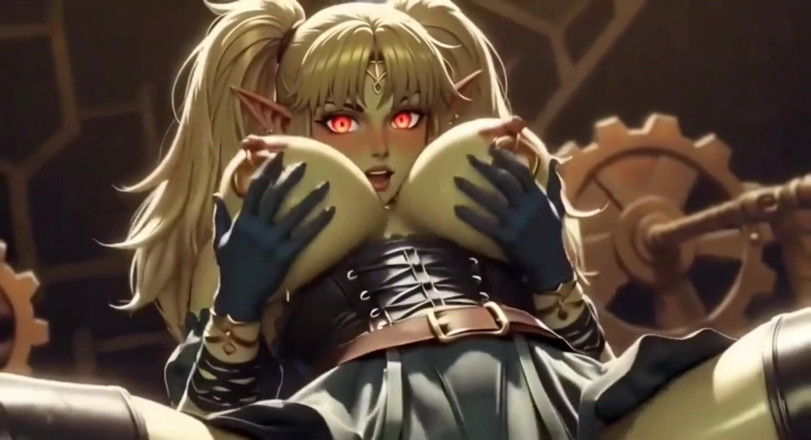 Hot girl dancing: Anime schöne süße orc möpse, ai animation