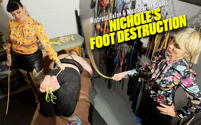 MistressBaton: Nichole का पैरों का विनाश