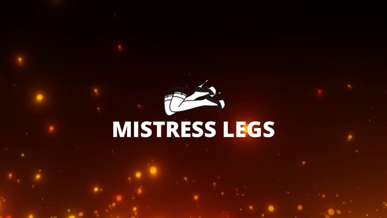 Mistress Legs: Paní šlapání a dávení nohou svého otroka v černých silonkách