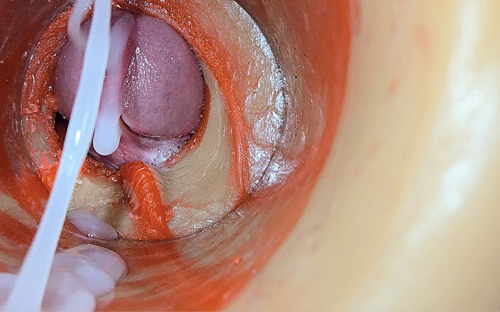Creme sperm: Insémination Féminine - Une Caméra Interne Capture Une Énorme Éjaculation Profonde D’un Homme