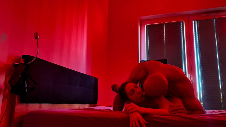 SalomeMassimo: Bedroom Fun. Sensual Sex Under Red Lights