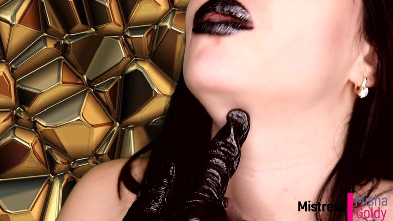 Goddess Misha Goldy: Tu n’as pas eu la permission de te branler devant...
