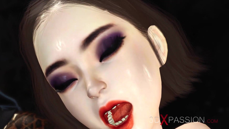 3dxpassion-transgender: Secretaria sexy super cachonda tiene sexo anal duro por depredador...