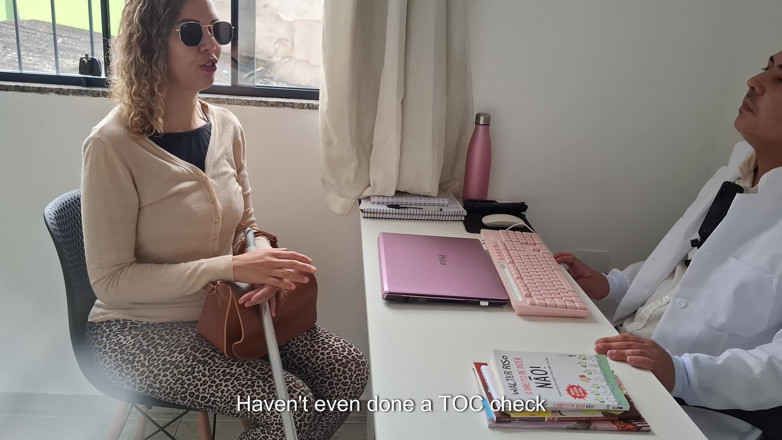 Gabi SweetCouplesStories: Сліпа жінка пішла на прийом до гінеколога.