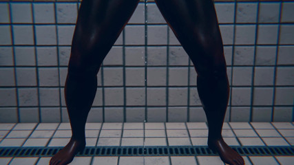 Priapus: Studentessa del college scopata da insegnante di palestra nella doccia (3D)