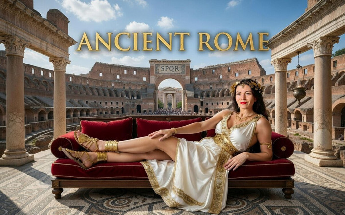 Princess Monica: Humiliation Dans La Rome Antique - Un Ex-mari Traîné Des Lions...