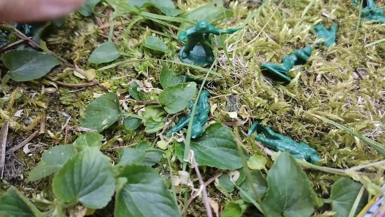 Nicoletta Embassi: Ta géante écrase des soldats écrasés dans le jardin avec ces énormes bottes