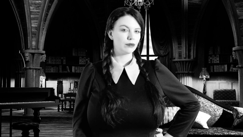 Lovely Lilith: Mercredi, playdate, famille Addams, charmante Lilith, BBW à gros nichons